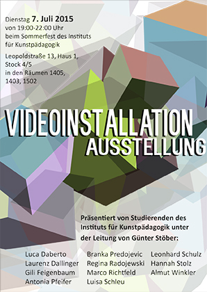 Videoinstallationsflyer